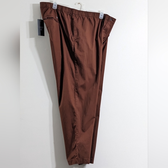 VRST Men's Relaxed Athletic Fit Pull On Easy Pants, Size XXL, Earth Brown, NWT - Picture 3 of 9